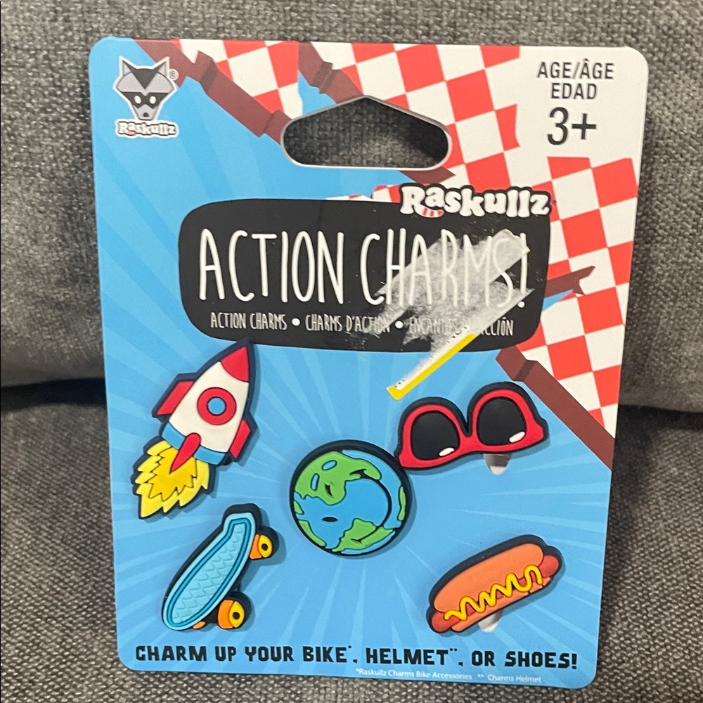 Kids Action Charms - Multicolor Decorative Shoe & Bike Charms